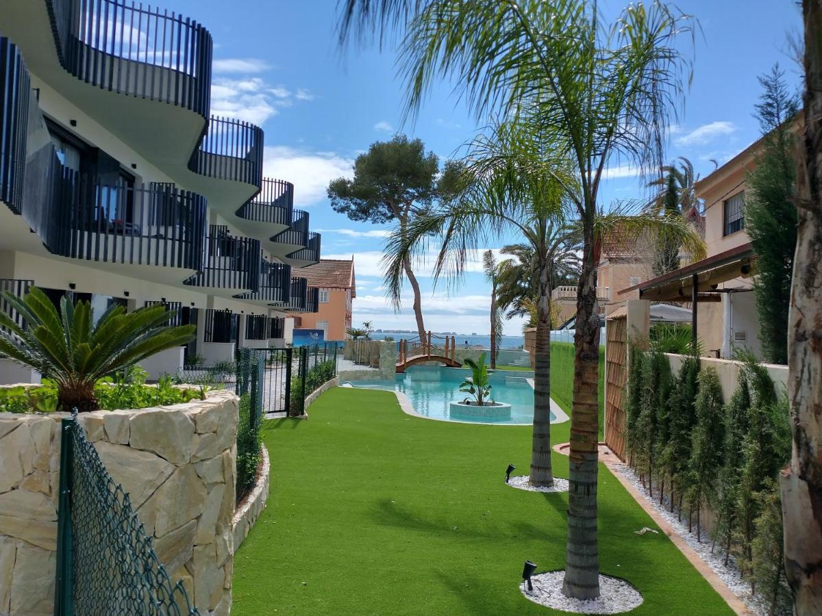 Modern Nieuwbouwappartement Aan Het Strand Van De Mar Menor In Santiago De La Ribera ロ・パガン エクステリア 写真