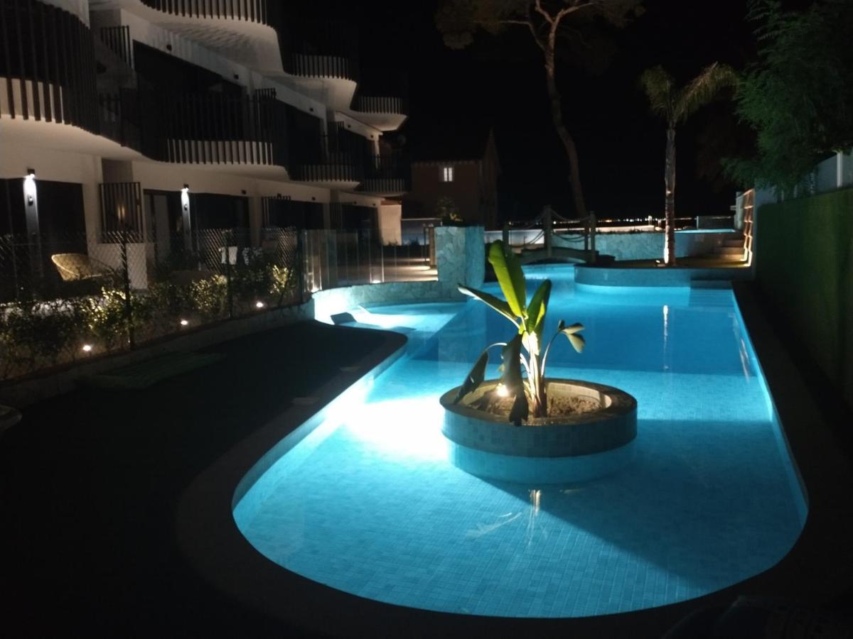 Modern Nieuwbouwappartement Aan Het Strand Van De Mar Menor In Santiago De La Ribera ロ・パガン エクステリア 写真